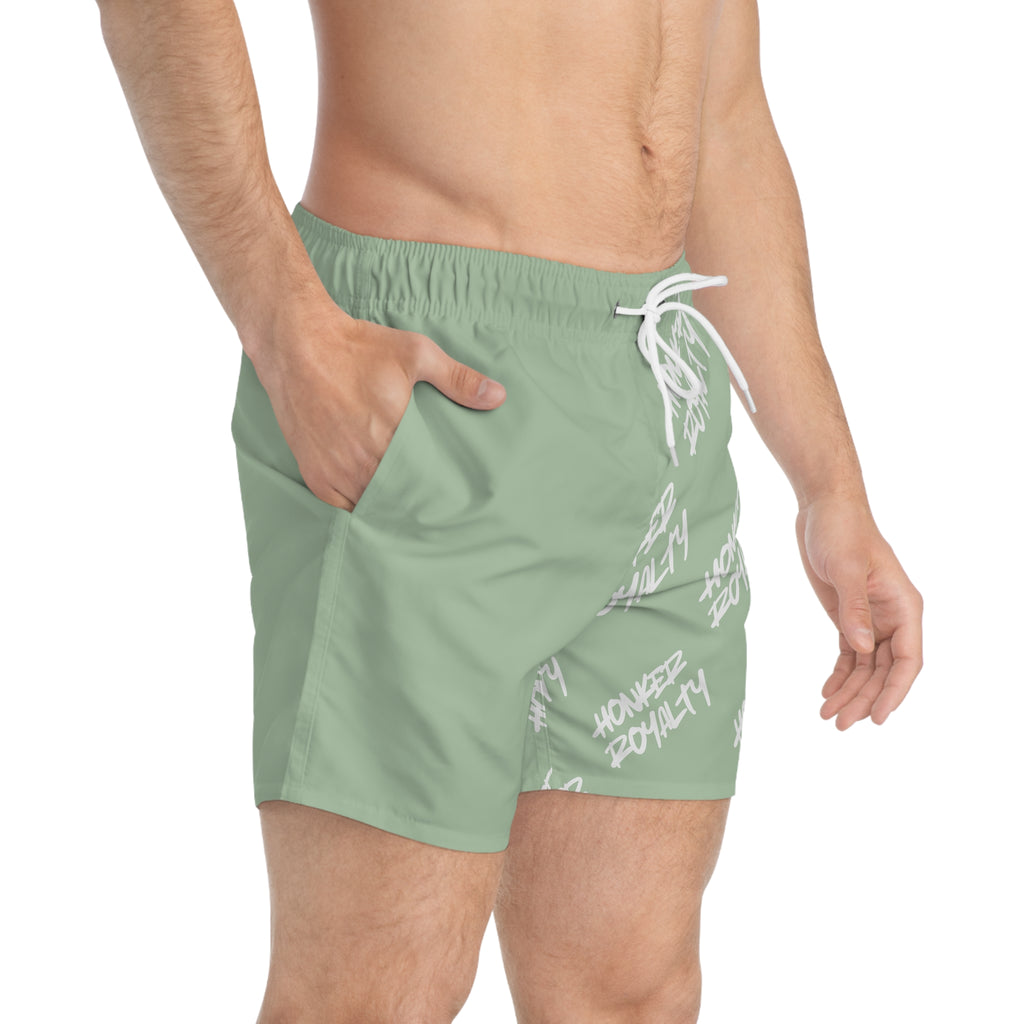 Gangsta Green Swim Shorts