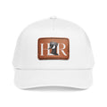 Goose on a Patch on a Hat, White